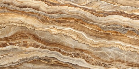 Obraz premium Earth-toned marble and granite textured background landscape featuring wavy patterns, subtle veining, and natural hues of beige, taupe, and weathered stone.