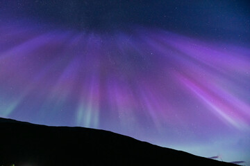 aurora borealis in the sky