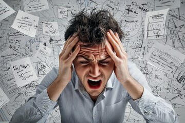 A presentation on stress management, with slides showing practical tips and strategies for reducing stress in the workplace.