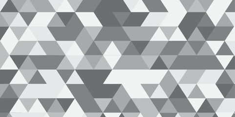 Polygonal Mosaic Background. grey and white abstract mosaic seamless pattern. Vector crack background. Endless texture. Gray Geometric Retro tiles pattern Fabric vintage print, vector illustration.	