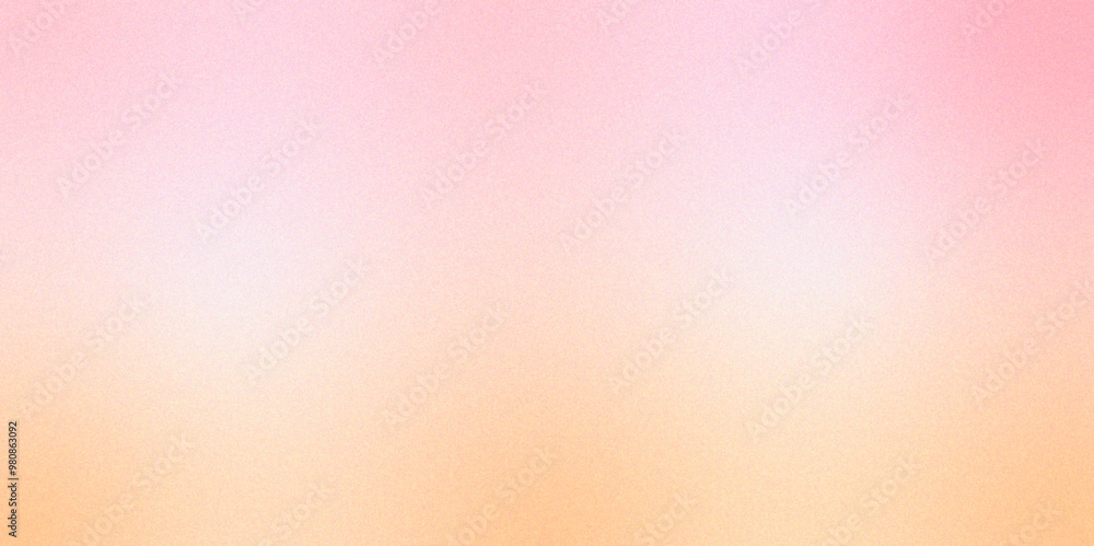Poster Abstract background vector with simple pastel gradient color. Retro Vintage grainy Gradient Noise Texture Background pink and orange Modern Screen Design for Mobile App, Vector Illustration.	