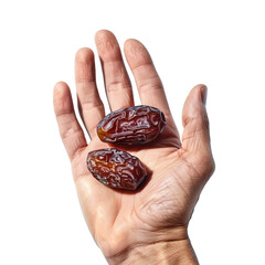 Holding Dates Breaking the Fast with Ramadan Mubarrak Dates