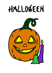 halloween pumpkin face