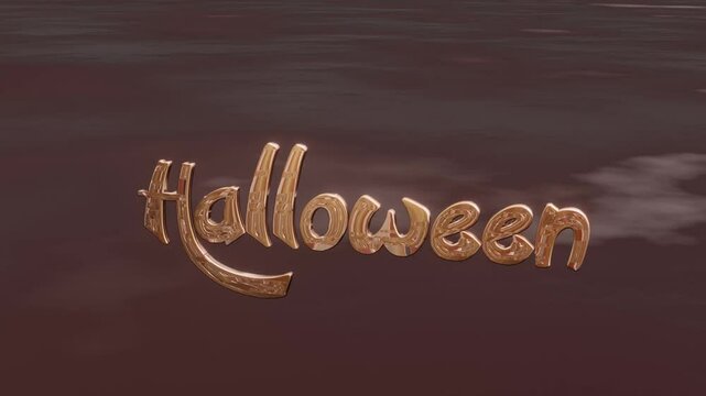 Cabecera - titulo para la festividad de la noche del 30 de octubre de Halloween.