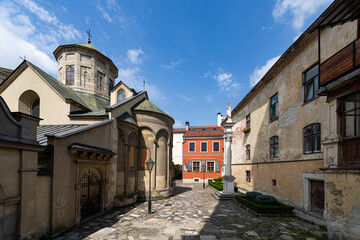 Armenian courtyard in Lviv, Ukraine