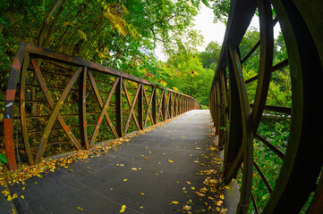 Bridge in the park in Philadelphia