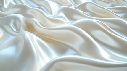 Obraz premium Smooth, flowing fabric texture resembling silk or satin.