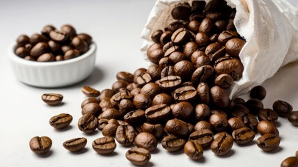 Fototapeta premium coffee beans background