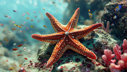starfish in the sea