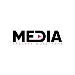 Media Logo Design Vector File	