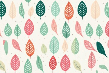 Leaf pattern backgrounds plant.