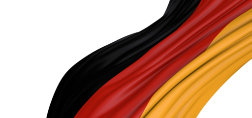 A German flag billowing in the wind Germany flag proud