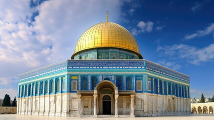 Obraz premium Dome of the Rock in Jerusalem.