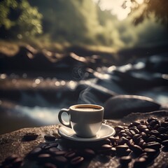 coffee in nature 