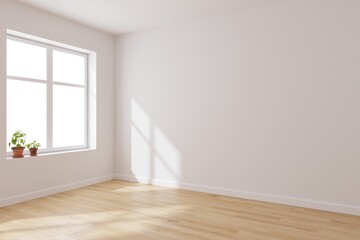 Empty interior minimal style for advertising, event or promotion. 3d rendering