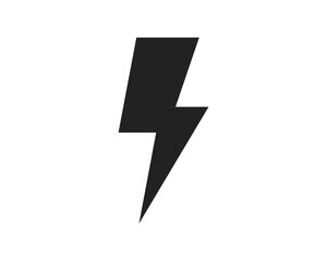 Lightning icon. thunderbolt, electric, power icon. energy, electrical sign icon. Isolated Black Lightning icons on white background.