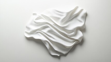 A white soft flying piece of cloth.