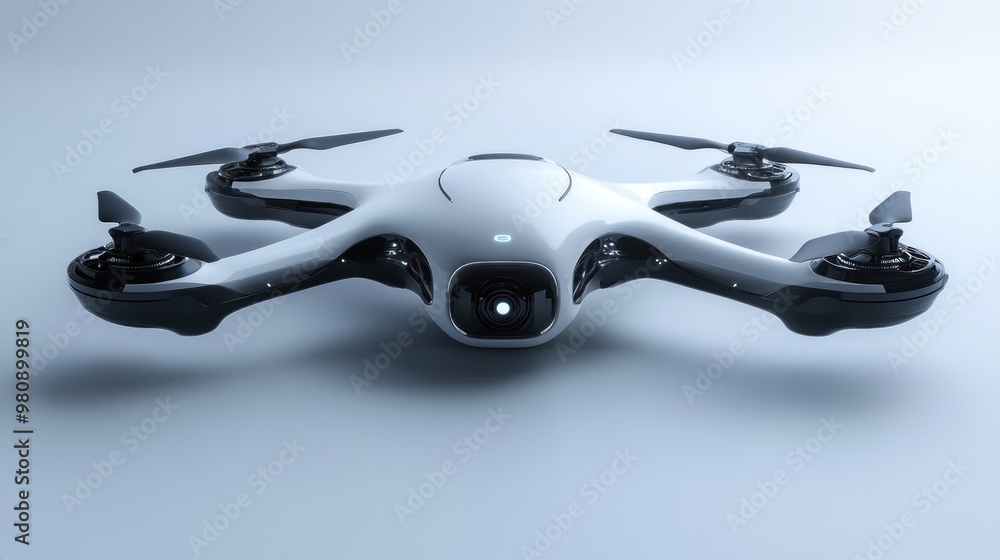 Aufkleber sleek drone design showcasing advanced technology and functionality.