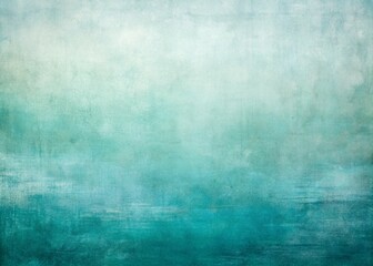 Obraz premium Softly blended sea green, grey, and blue hues create a calming background with subtle texture, providing ample copy space for creative design and layout purposes.