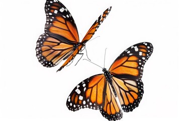 Flying plain tiger butterflies butterfly animal insects, cut-out, png, clipping path