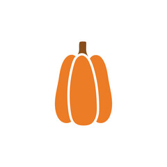 Pumpkin silhouette for fall or halloween season