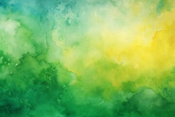 Fototapeta premium Vibrant abstract green and yellow watercolor gradient detail pattern background and wallpaper featuring a mesmerizing blend of colors in a stunning graphic illustration.
