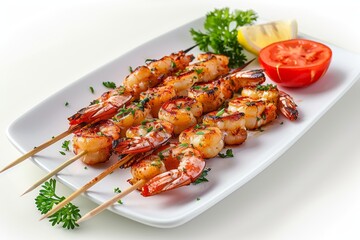 Thai lemongrass shrimp skew