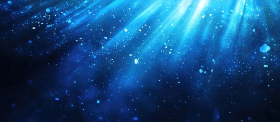Obraz premium Fantasy blue light rays