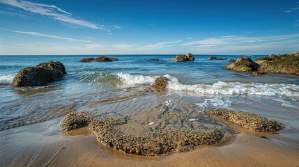 The beach is a destination for adventure and exploration.
