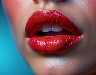 Obraz premium Alluring Lips: A Canvas of Color for Every Mood and Occasion