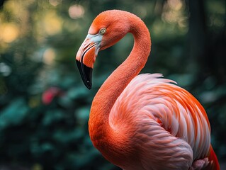 Obraz premium flamingo isolated on cute background