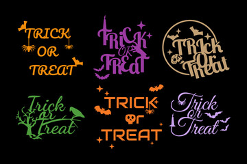 Trick or Treat Ilustartion Vektor