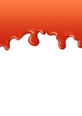 Blood Red Drip on Dark Halloween Night Transparent 