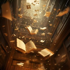 Enchanted Library: Books Come Alive for Literary Inspiration