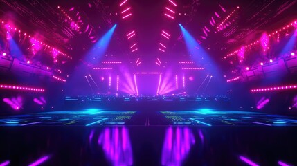 Raving All Night Under Neon Lights