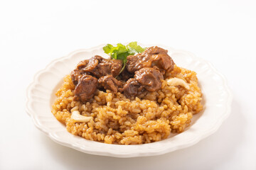 カブサ（中東の炊き込みご飯）
