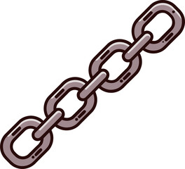 Obraz premium 체인 클립아트 일러스트레이션