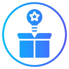 box gradient icon