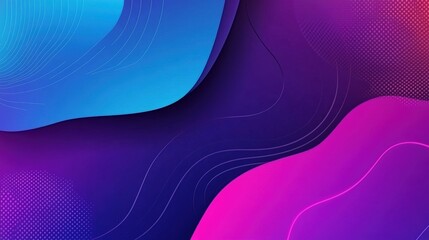 Abstract gradient pattern with vibrant blue and pink waves flowing together in a dynamic composition