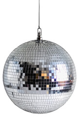 disco ball isolated on transparent background