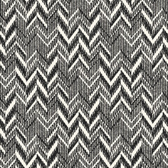 Monochrome Grain Striped Herringbone Pattern