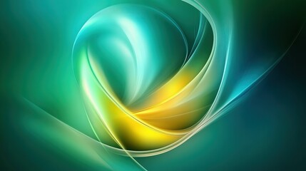 Obraz premium Abstract swirling art with vibrant colors blending in a serene background