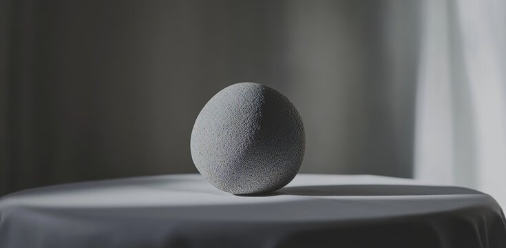 A cratered surface is shown in this isolated icon representing cosmic exploration