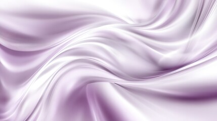 Obraz premium Soft flowing lavender fabric with gentle waves and smooth texture captured in natural light