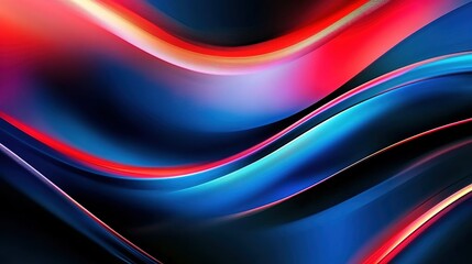 Colorful abstract waves flowing together in vibrant hues create a striking visual effect in digital artwork