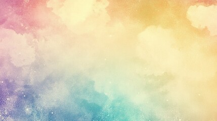 Fototapeta premium Soft pastel clouds fill the sky at sunset, creating a serene and colorful atmosphere perfect for relaxation or inspiration