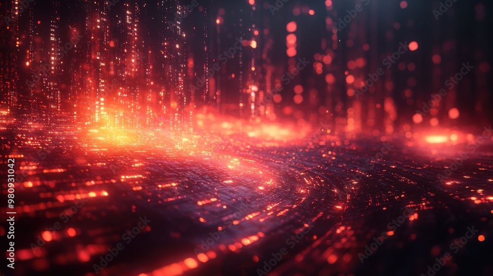 Poster data mining concept business modern technology internet and networking concept 3d illustration