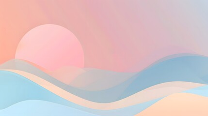 Stylish Abstract Pastel Design