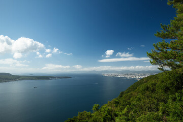 Obraz premium 鹿児島湾の景色