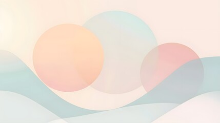 Modern Abstract Pastel Layout